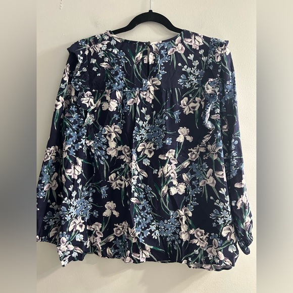 NWT loft floral blouse - Picture 4 of 6